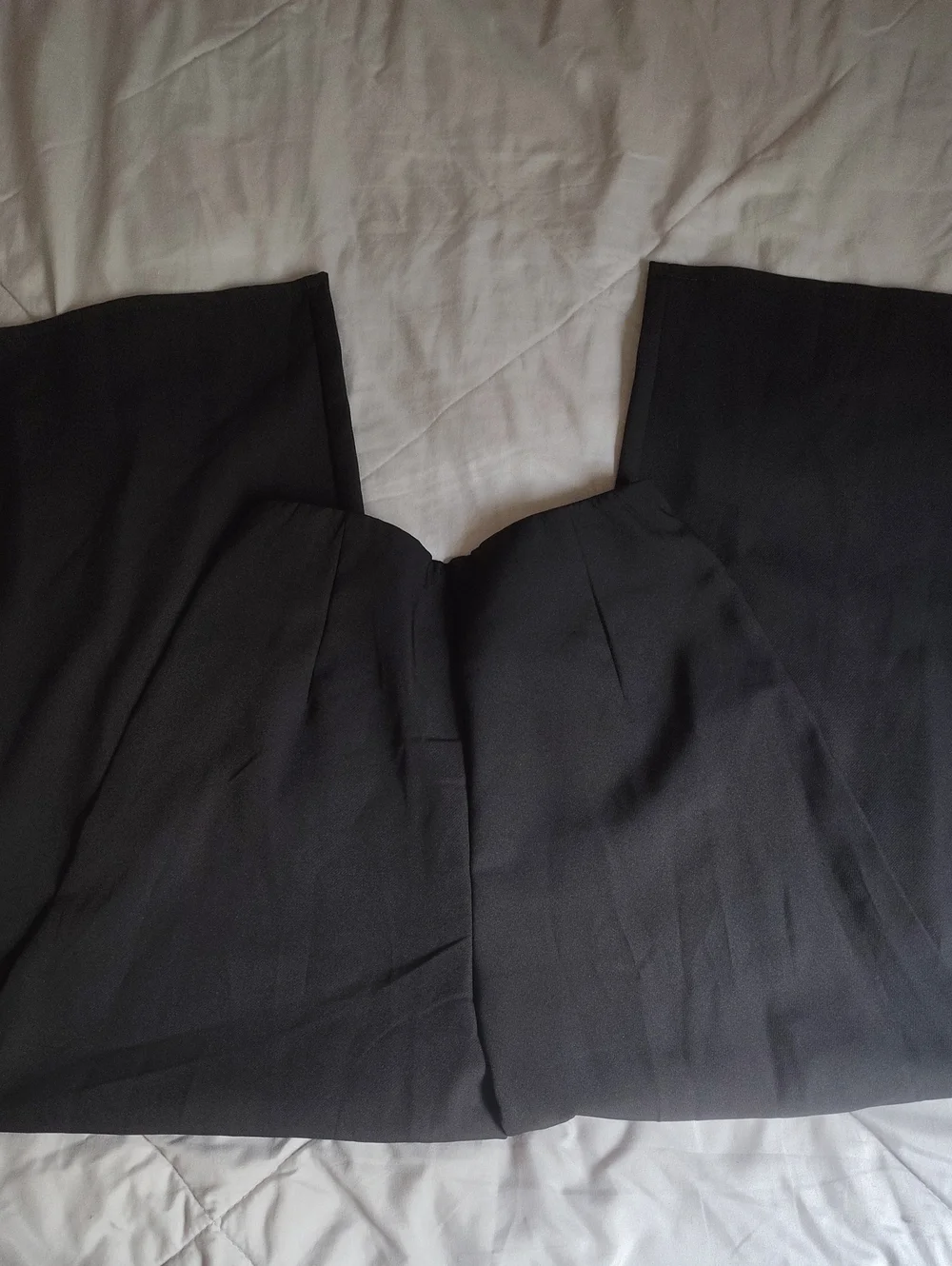 SHEIN Black Wide Leg Office Pants - Picture 1 of 5